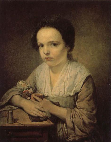  A Girl with a Doll